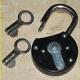 Abus 466/60 - Breite 60 mm mit Schl�ssellochklappe
