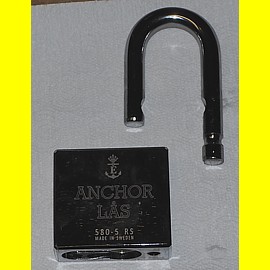 Anchor Las - Hoch-Sicherheits Vorh�ngeschloss f�r Profil-Halbzylinder EURO Norm Kl.5 abnehmb. B�gel
