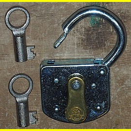 Burgw�chter Vorh�ngeschloss Burg - 394/55 gleichschliessend 