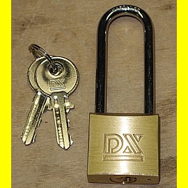 Dulimex Vorh�ngeschl�sser - Breite 30 mm - 50 mm hoher Stahlb�gel - verschiedenschliessend