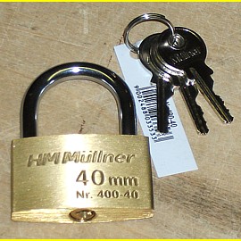 HM M�llner 40 mm - einfach verriegelt - verschiedenschliessend