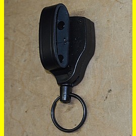 Key-Bak KB Super 48 Leder-G�rtelschlaufe - Auszugseil Kevlar 120 cm + Einrastnocke