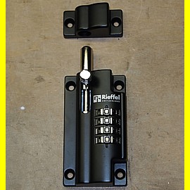 Rieffel Tor- T�rriegel mit Zahlencode - selbst einstellbar