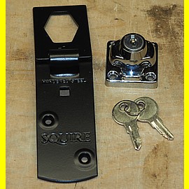 Squire �berfalle LH1 abschliessbar mit Schnappschloss